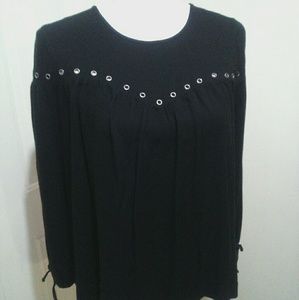 🌺 Sweet Rock & Republic Black Shirt/Blouse